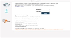 Desktop Screenshot of encuestaceinsa.com