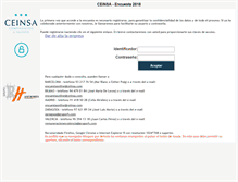 Tablet Screenshot of encuestaceinsa.com